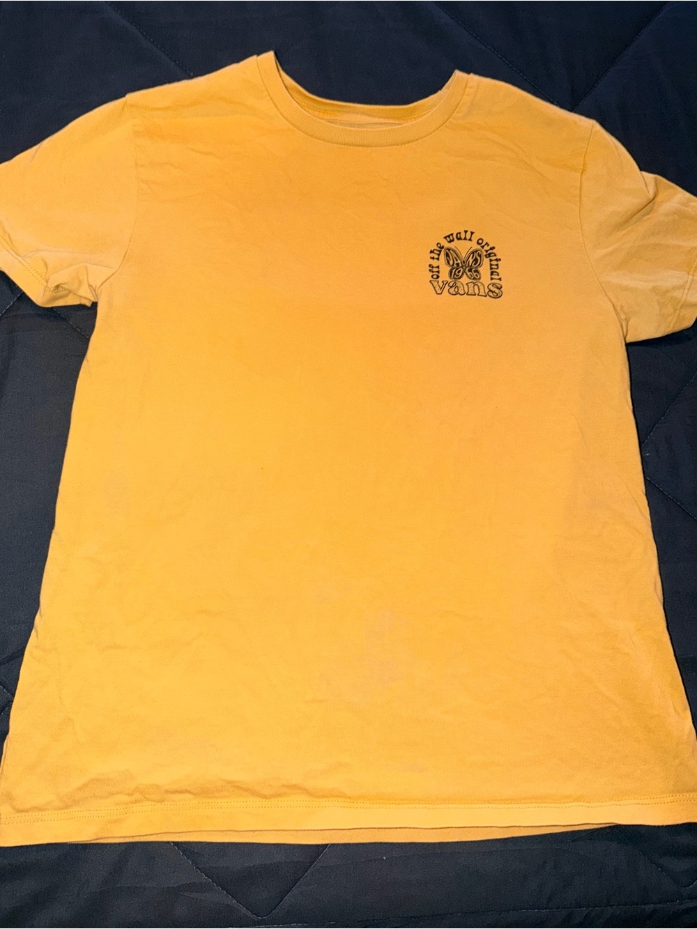 Vans Yellow Short Sleeve Graphic Tee